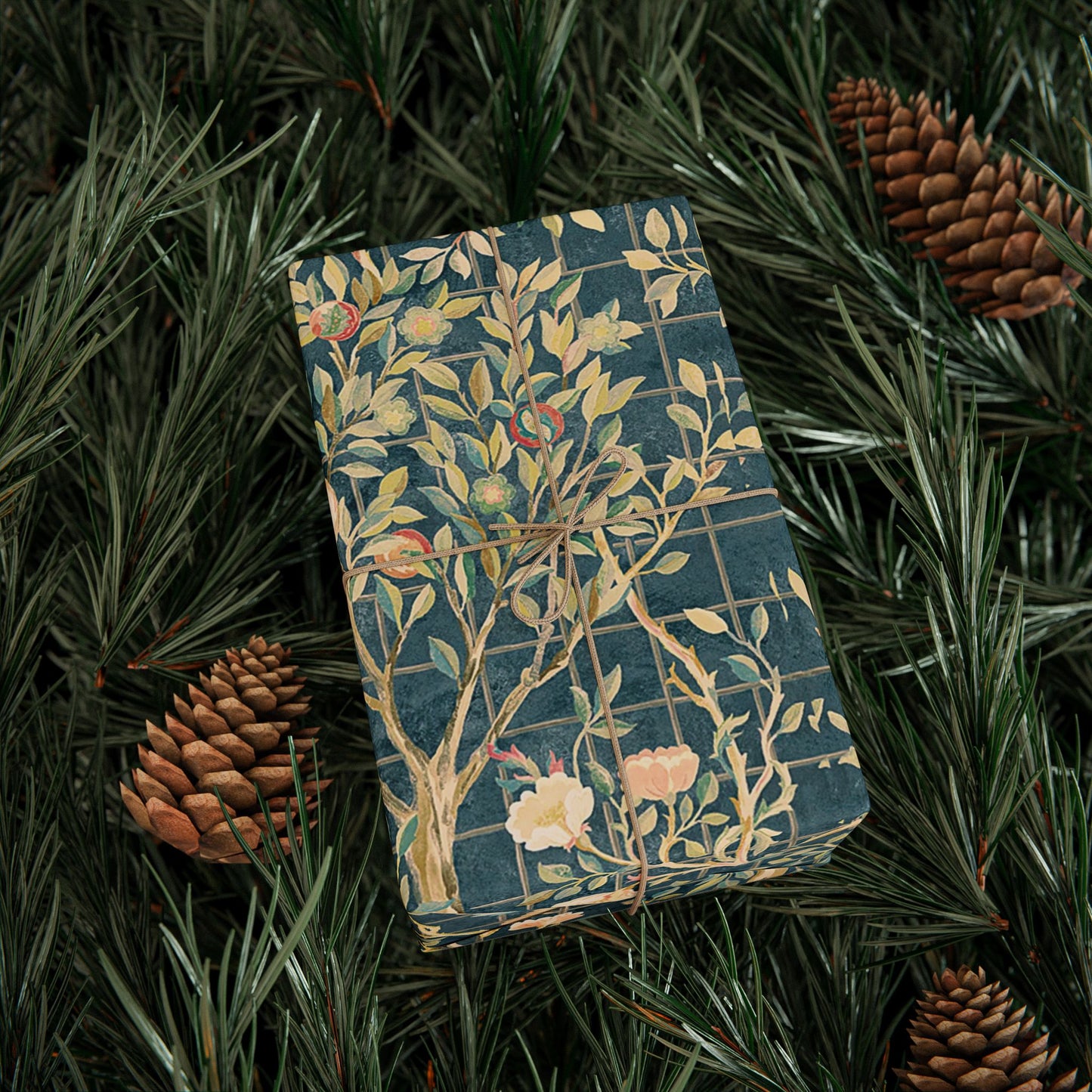 christmas-wrapping-paper-william-morris-melsetter-evergreen-teal-5