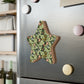 Wooden Christmas Ornaments inspired by William Morris -