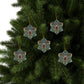 Ceramic Christmas Ornaments inspired by William Morris - Snakeshead Collection - Double Sided Print: 1pc, 3pcs, 5pcs, 10pcs