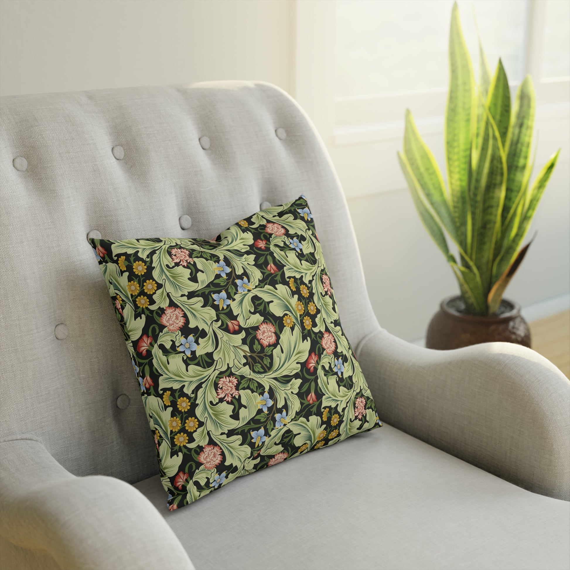 william-morris-co-cotton-drill-cushion-and-cover-leicester-collection-green-11