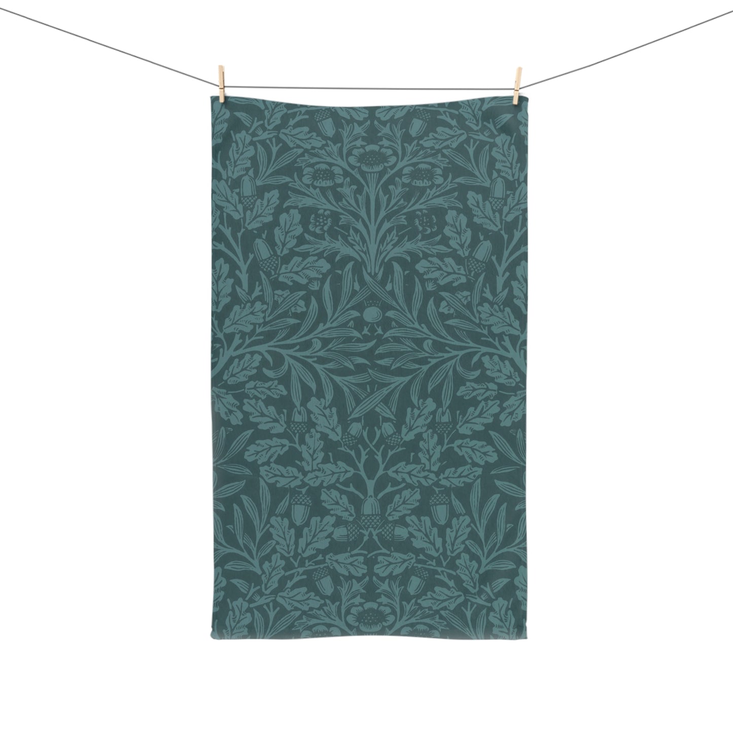 bathroom-hand-towel-william-morris-acorns-oak-leaves-teal-5