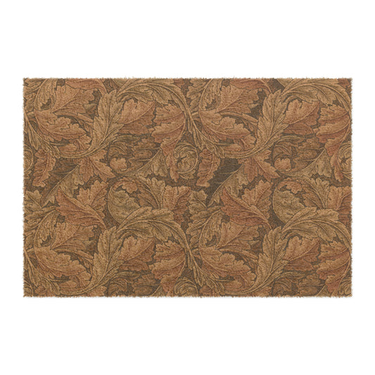 william-morris-co-coconut-coir-doormat-acanthus-collection-brown-1