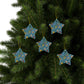 Ceramic Christmas Ornaments inspired by William Morris - Four Fruits Collection (Sky) - Double Sided Print: 1pc, 3pcs, 5pcs, 10pcs