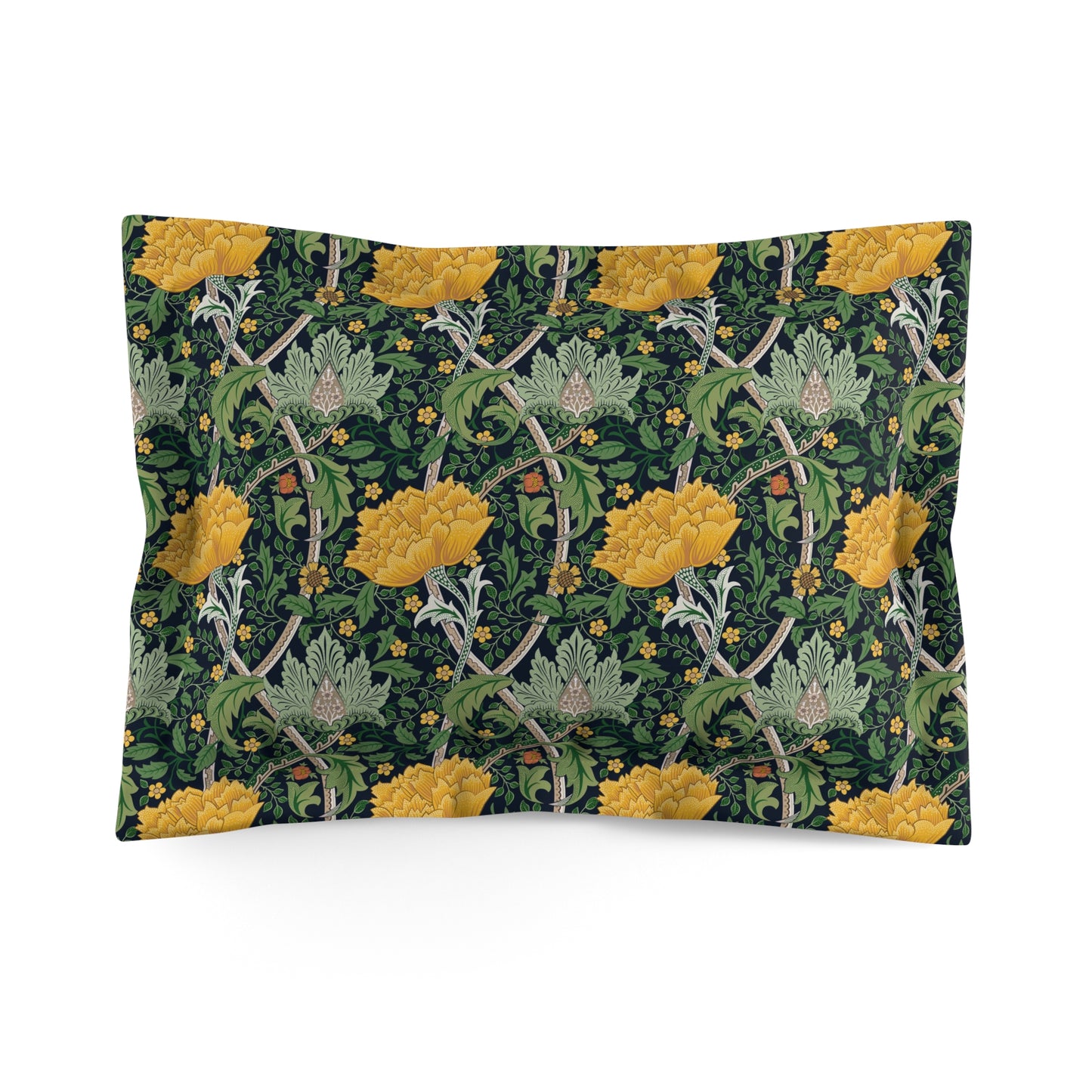 william-morris-co-microfibre-pillow-sham-chrysanthemum-collection-yellow-2