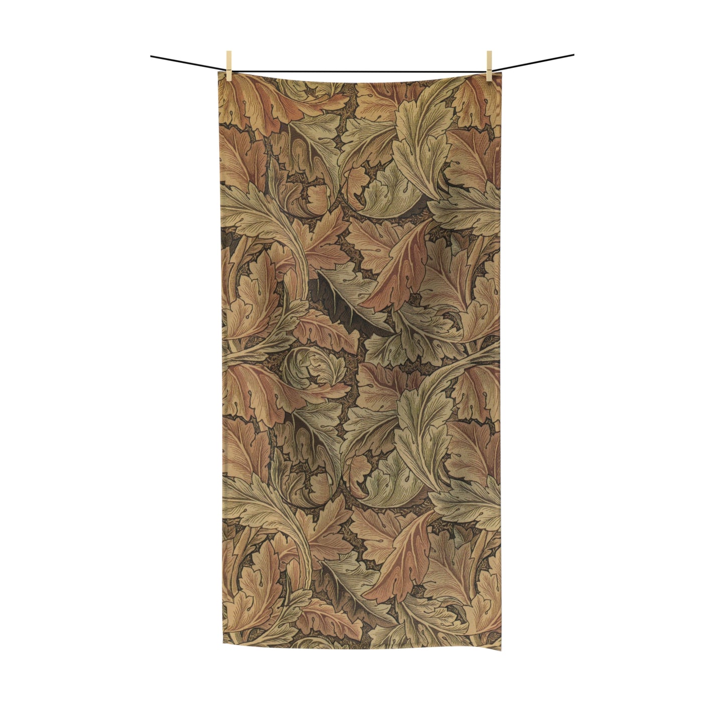 william-morris-co-luxury-polycotton-towel-acanthus-collection-brown-10