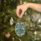 Wooden Christmas Ornaments inspired by William Morris -