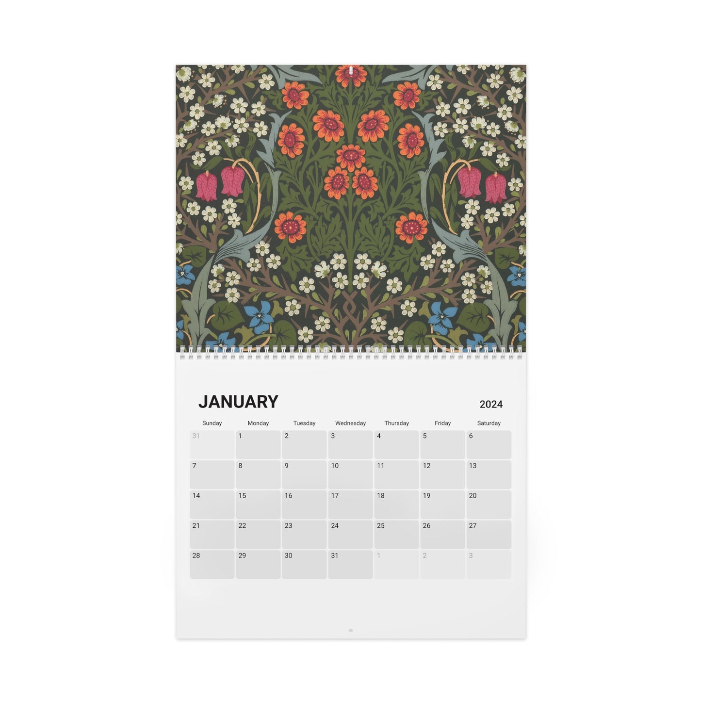 William Morris & Co Wall Calendar (2024)