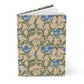 Lined Hardcover Journal inspired by William Morris - Blue Iris Collection