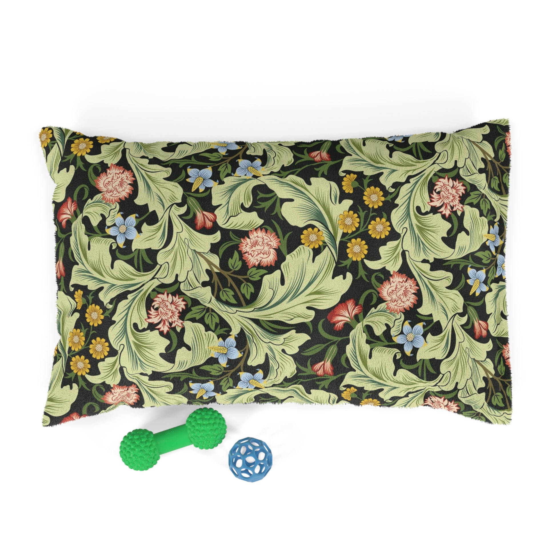 william-morris-co-pet-bed-leicester-collection-green-2