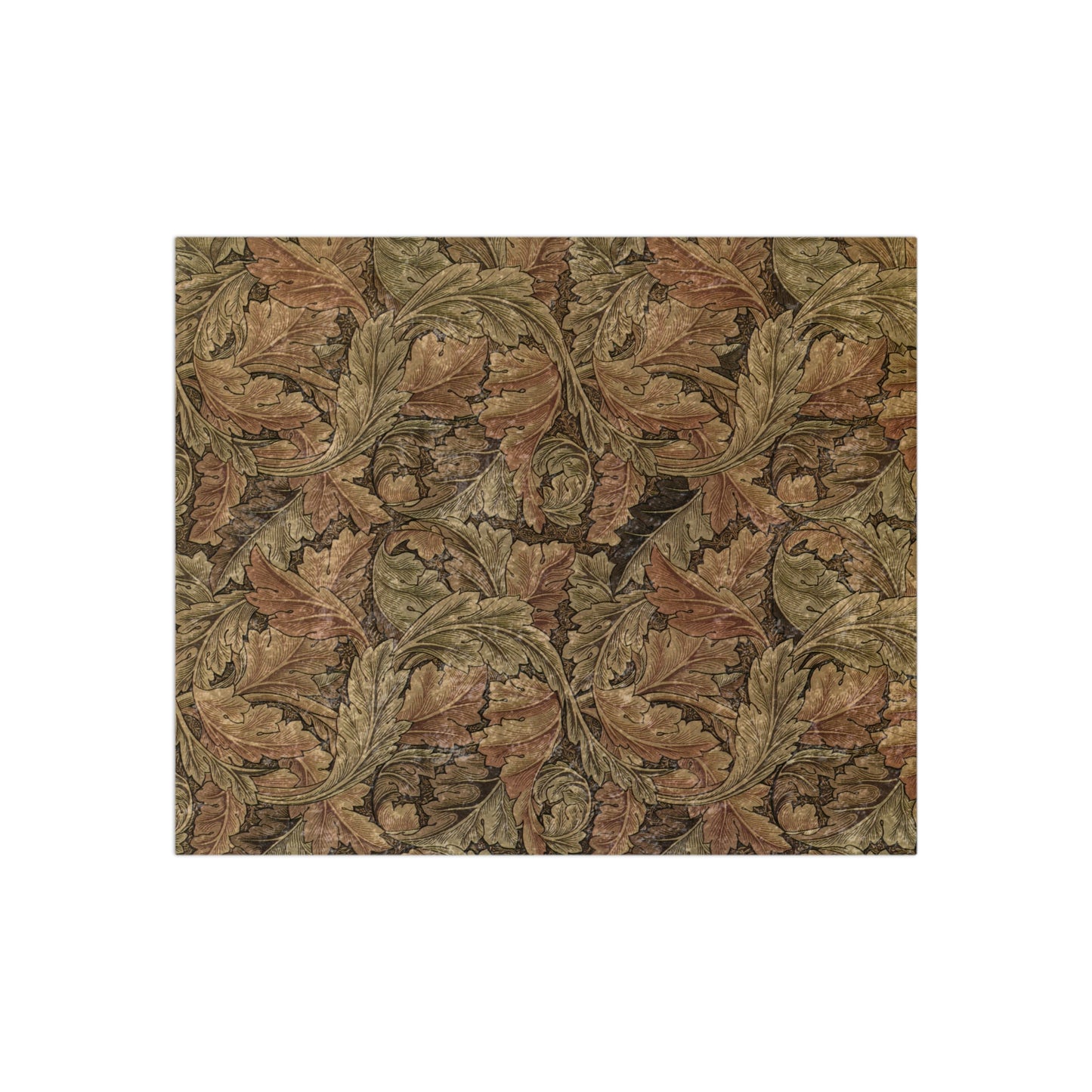 william-morris-co-lush-crushed-velvet-blanket-acanthus-collection-brown-3