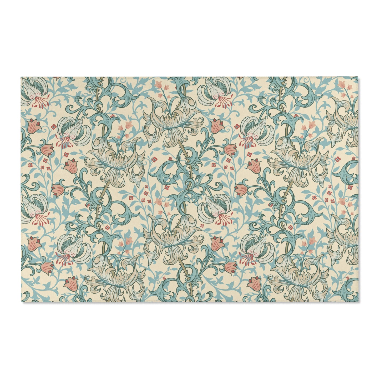 Area Rugs inspired by William Morris - Golden Lily Collection (Mineral)