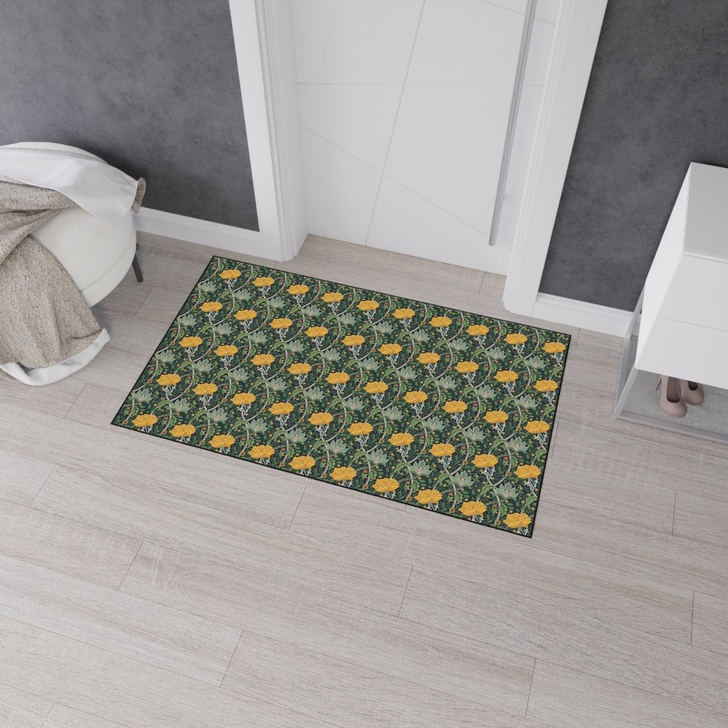 Heavy Duty Floor Mat inspired by William Morris -