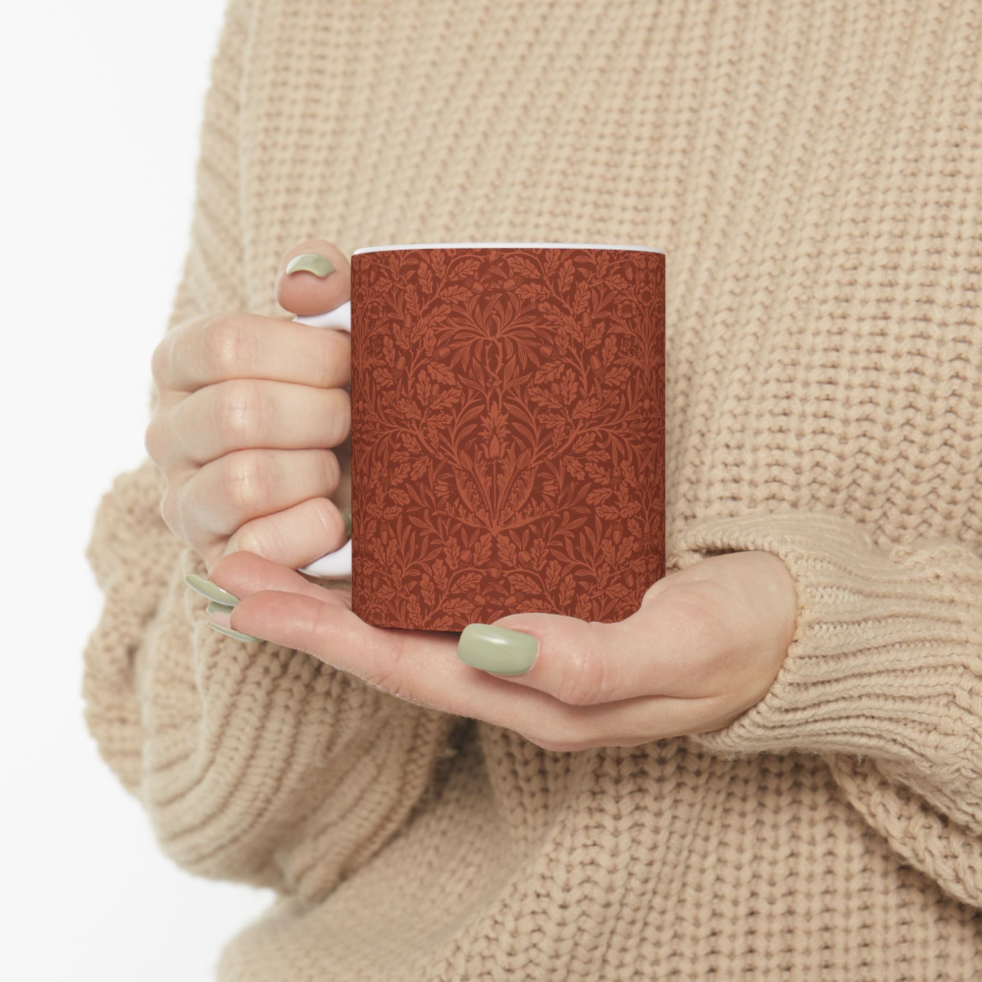 ceramic-mug-william-morris-acorns-oak-leaves-collection-rust-13