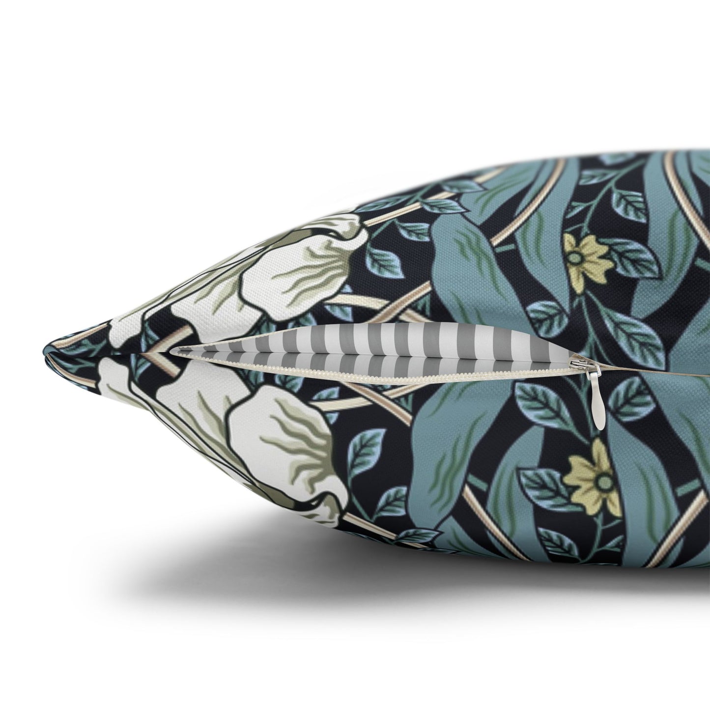 Cushion Cover inspired by William Morris - Pimpernel Collection (Slate)