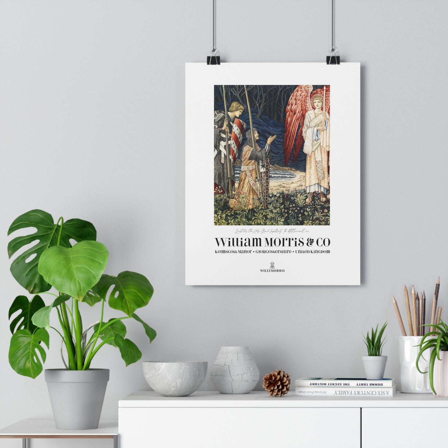 Giclée Art Print inspired by William Morris - Quest for the Holy Grail Collection (Offering)