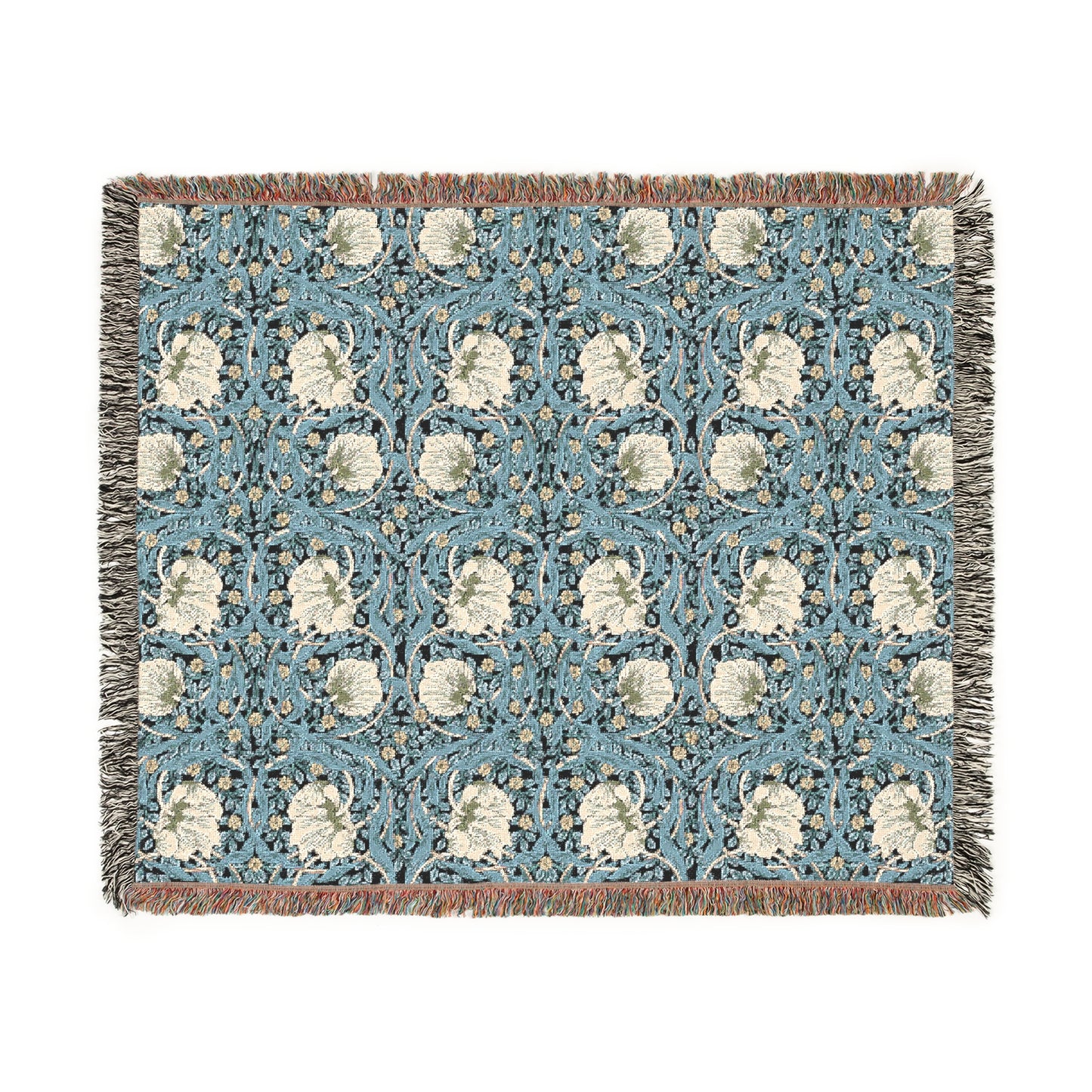 woven-cotton-blanket-william-morris-pimpernel-collection-slate-3