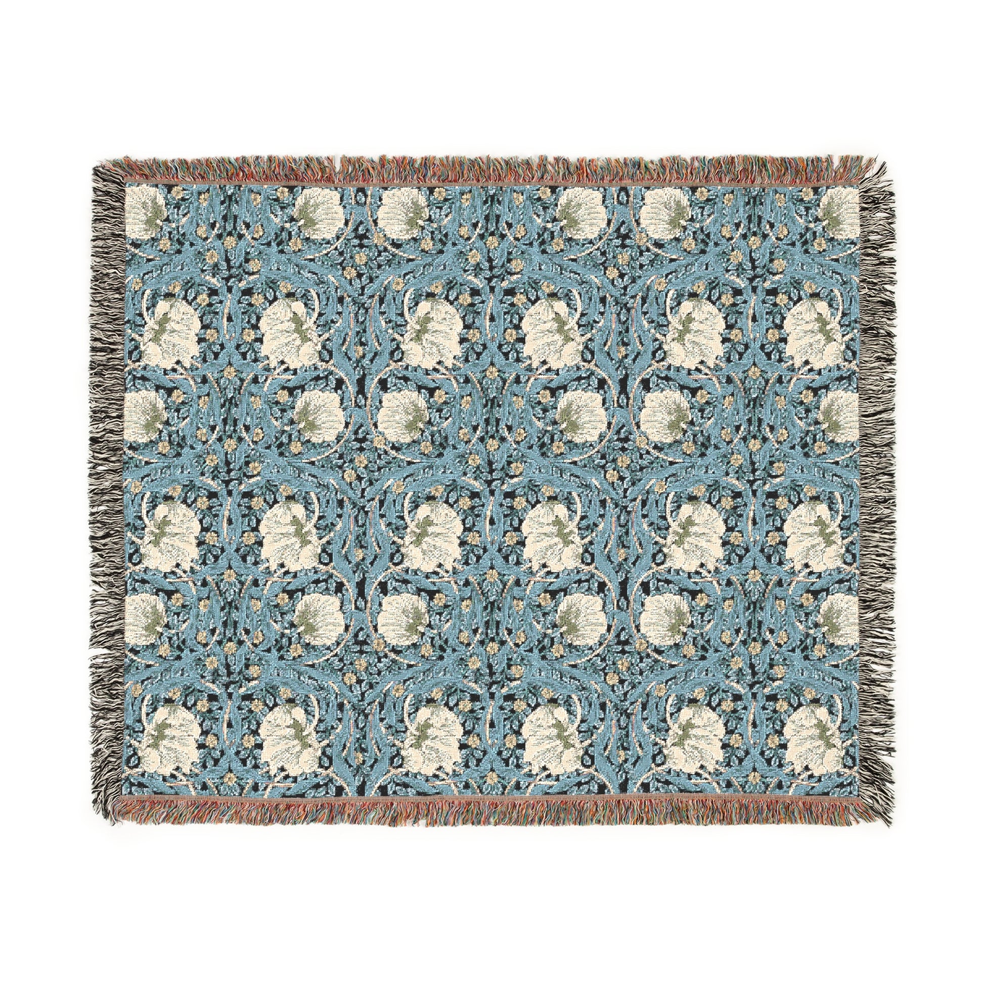 woven-cotton-blanket-william-morris-pimpernel-collection-slate-3