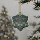 Ceramic Christmas Ornaments inspired by William Morris - Peacock & Dragon Collection - Double Sided Print: 1pc, 3pcs, 5pcs, 10pcs