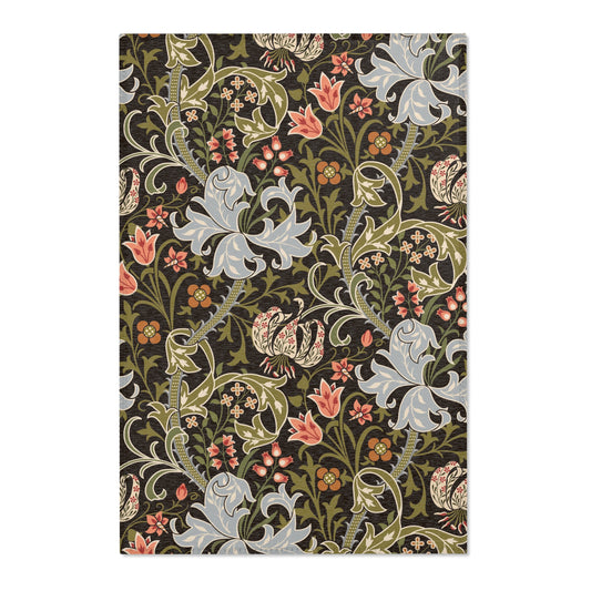 area-rugs-william-morris-golden-lily-collection-midnight-1