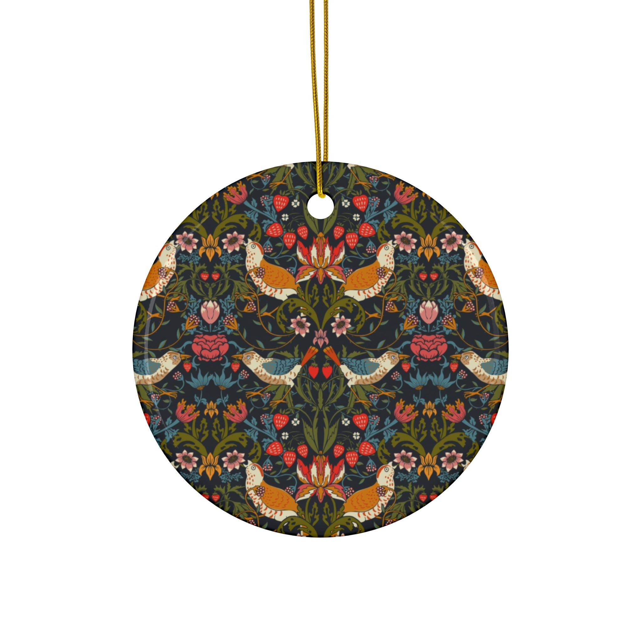 The World of Ornament　William Morris Christmas Ornaments William Morris - Strawberry Thief - 1, 3