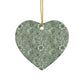 Ceramic Christmas Ornaments inspired by William Morris - Marigold Collection - Double Sided Print: 1pc, 3pcs, 5pcs, 10pcs