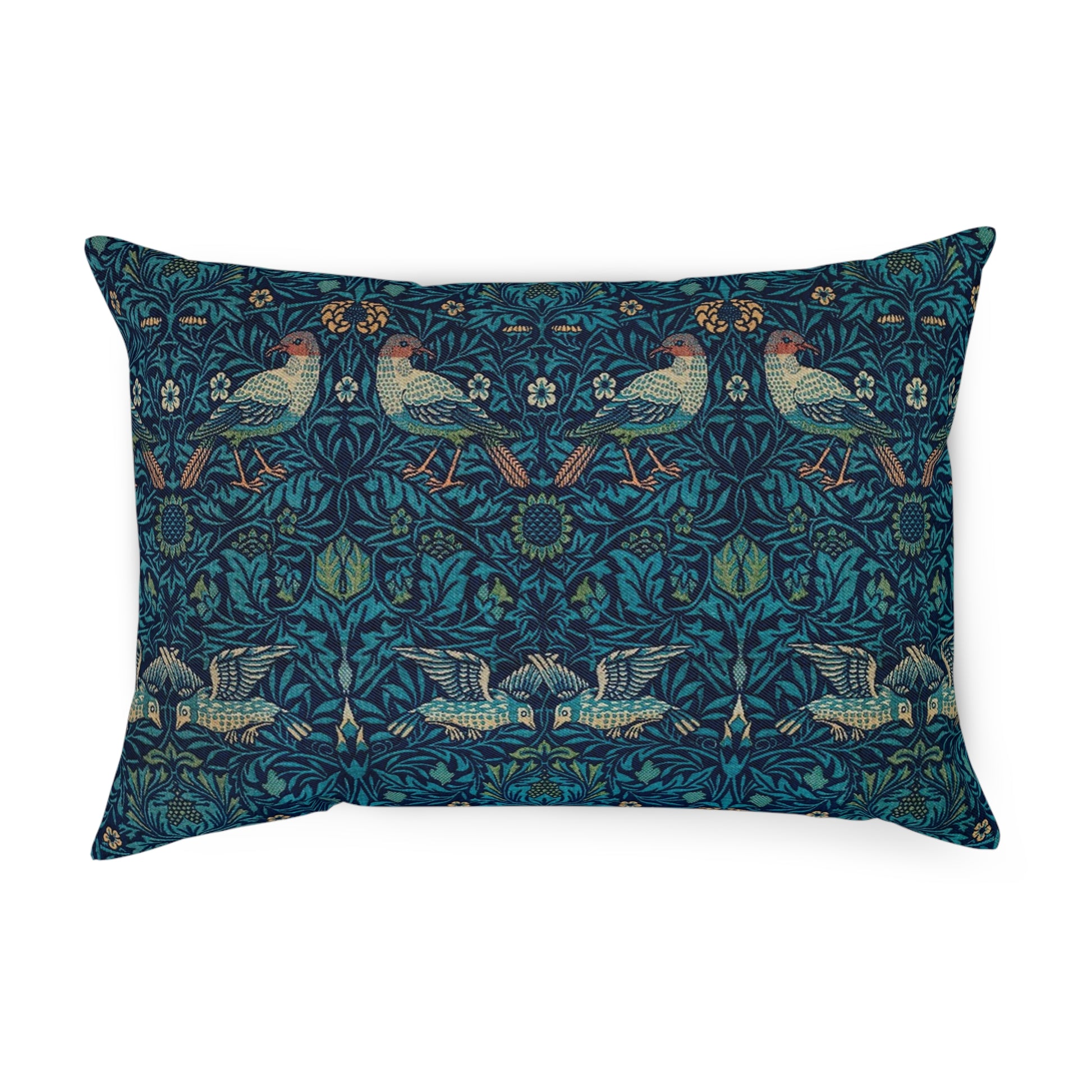 william-morris-cushion-and-cushion-cover-blue-bird-tapestry-collection-4