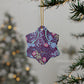 Ceramic Christmas Ornaments inspired by William Morris - Seaweed Collection (Pink Flower) - Double Sided Print: 1pc, 3pcs, 5pcs, 10pcs