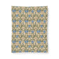Cotton Comforter inspired by William Morris - Blue Iris Collection