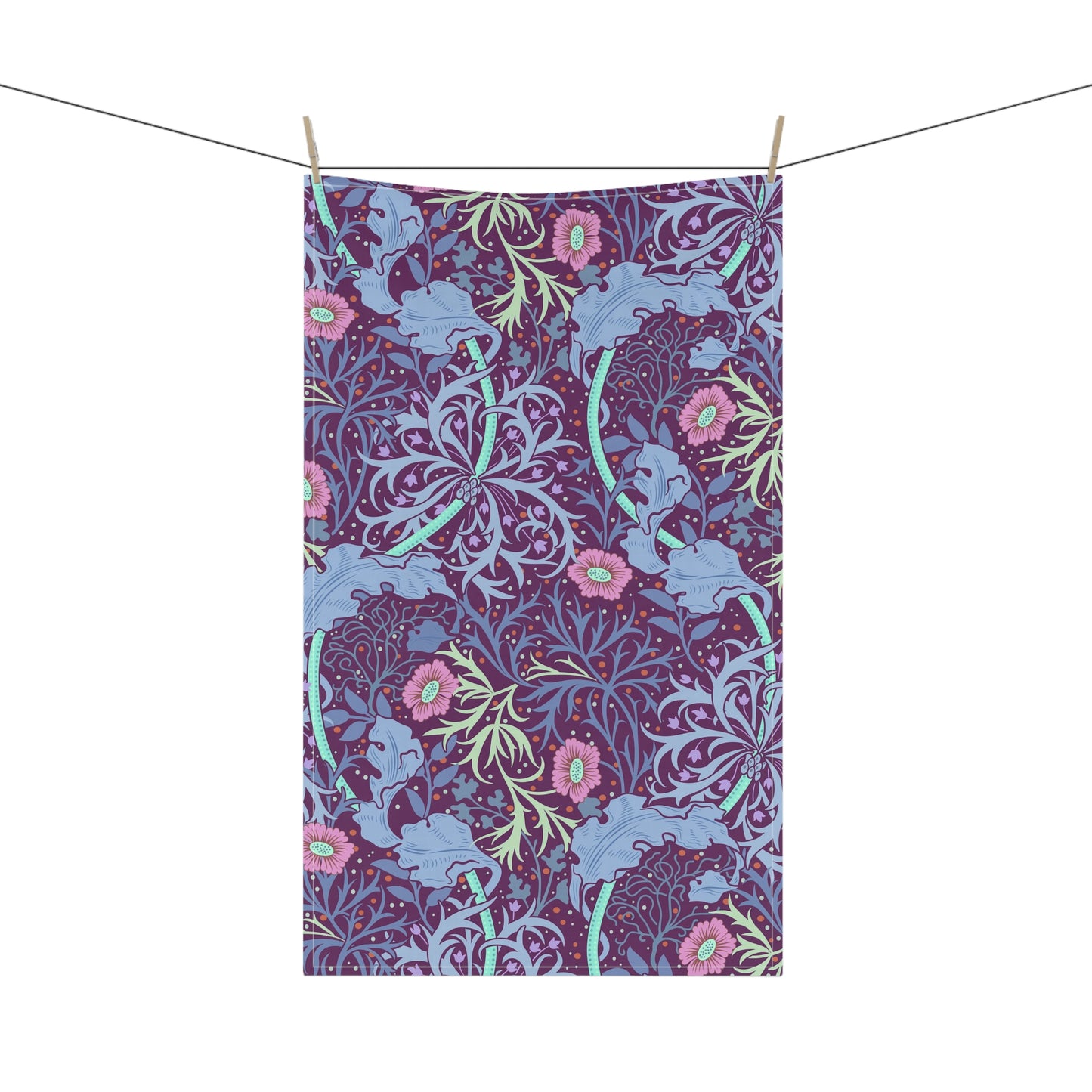 william-morris-co-kitchen-tea-towel-seaweed-collection-pink-flower-11