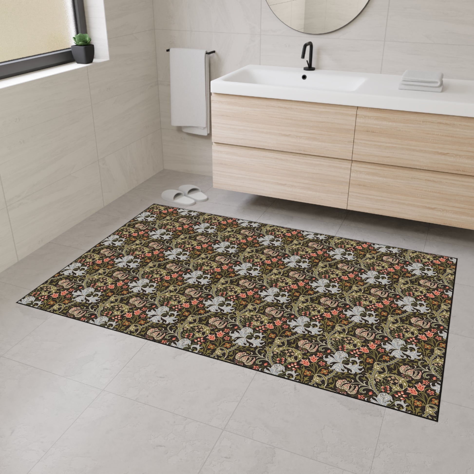 william-morris-co-heavy-duty-floor-mat-golden-lily-collection-midnight-8