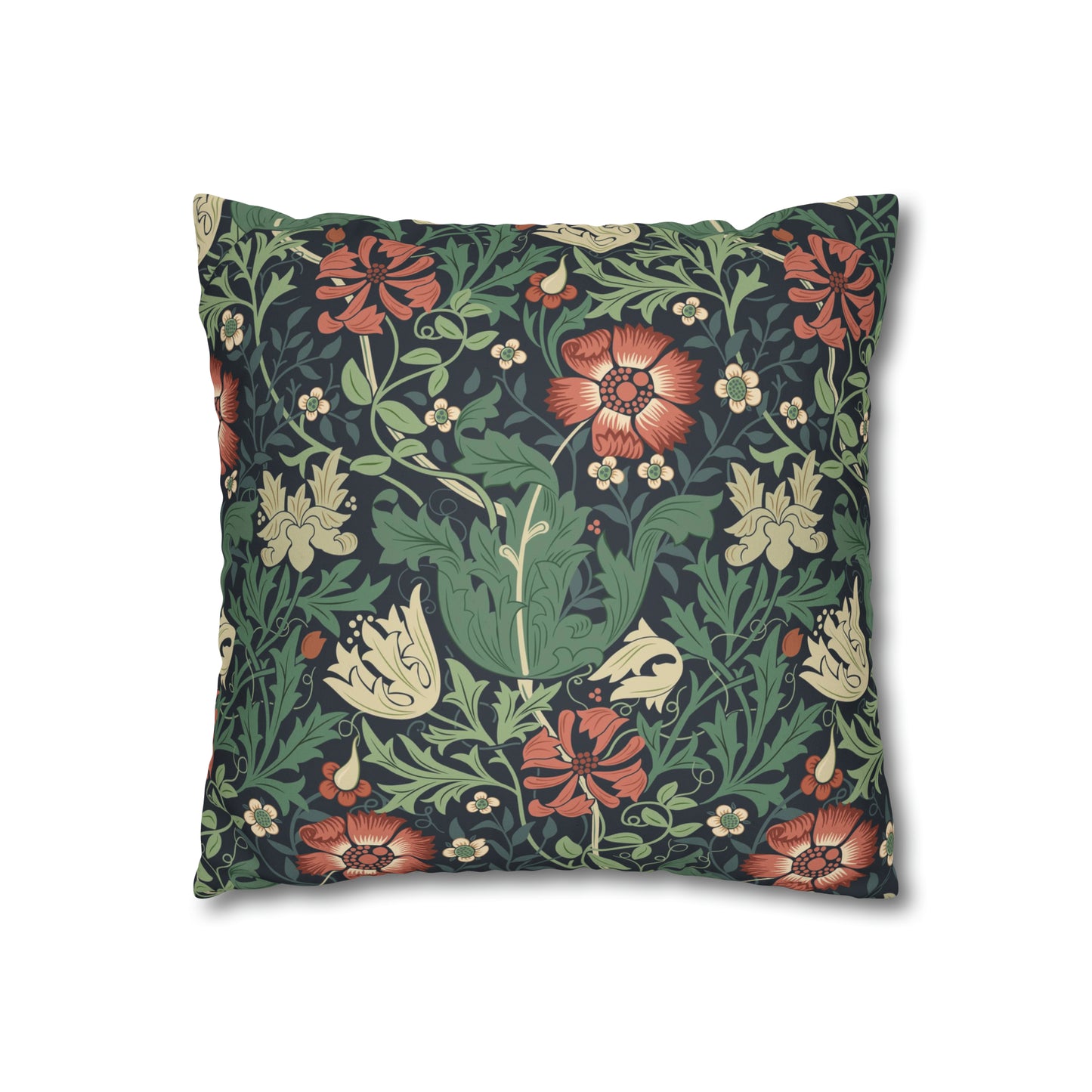 William Morris & Co Faux Suede Cushion Covers - Compton Collection (Hill Cottage)