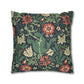 Faux Suede Cushion Cover inspired by William Morris - Compton Collection (Hill Cottage)