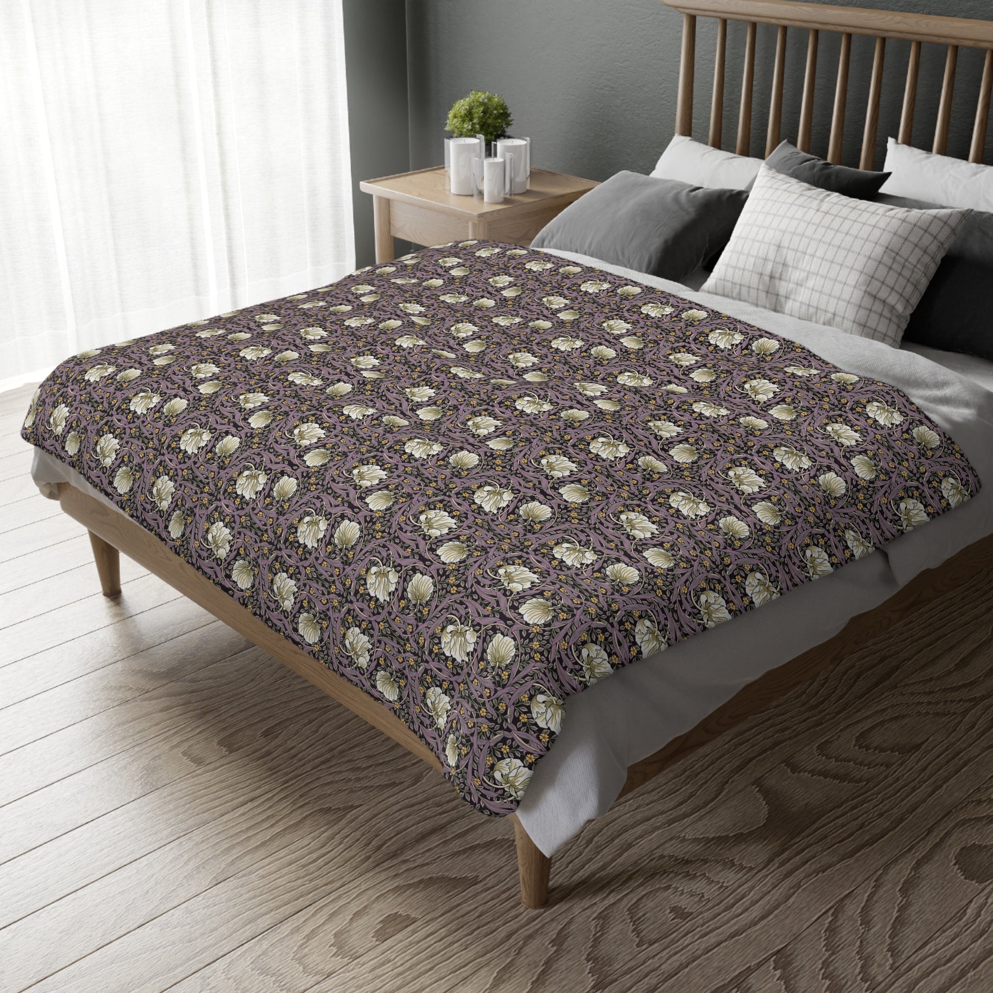 william-morris-co-luxury-velveteen-minky-blanket-two-sided-print-pimpernel-collection-rosewood-lavender-11