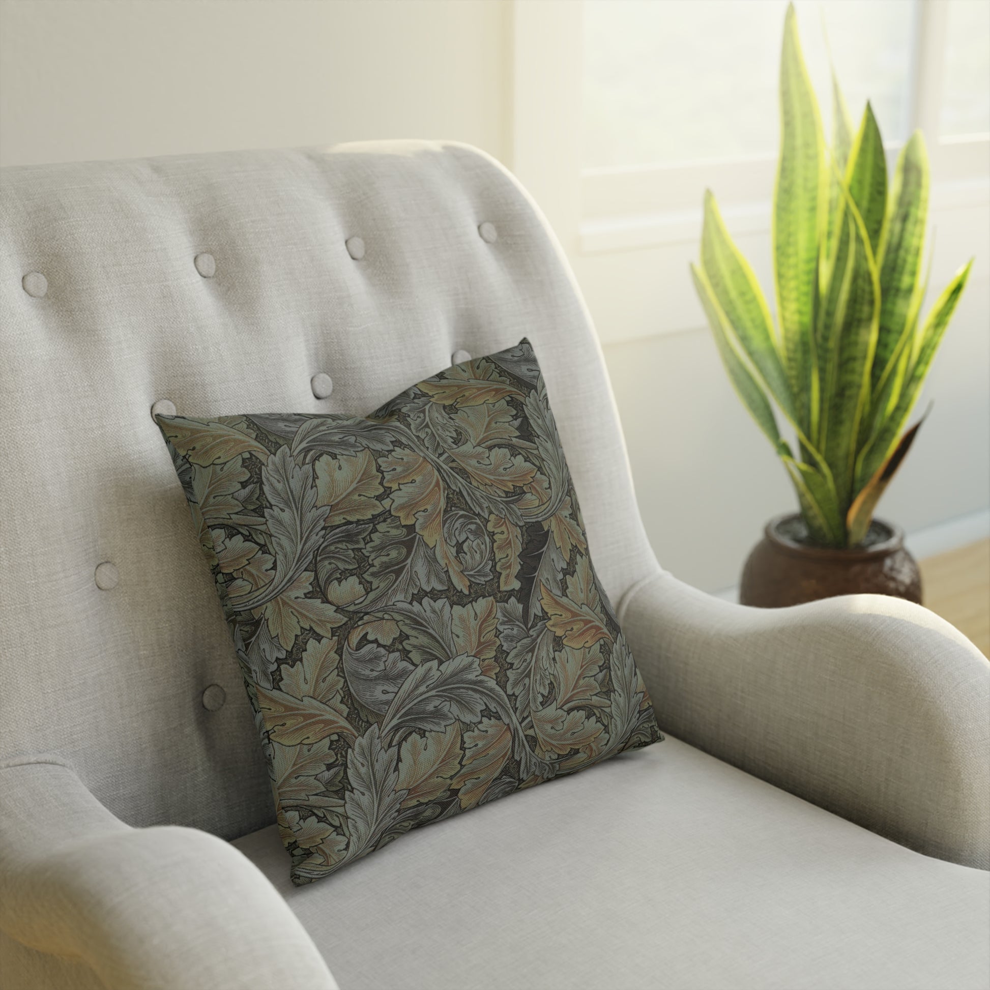 william-morris-co-cotton-drill-cushion-and-cover-acanthus-collection-grey-11