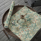 Gift Wrapping Paper inspired by William Morris - Golden Lily Collection (Mineral)