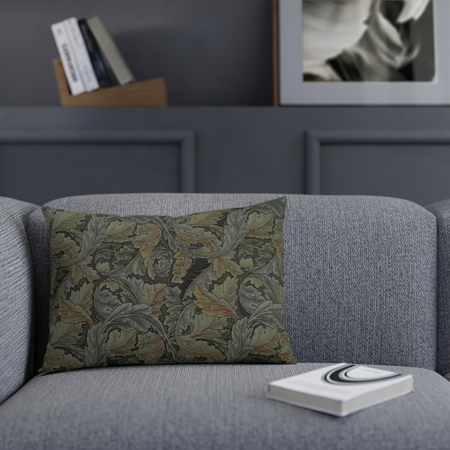 william-morris-co-cotton-drill-cushion-and-cover-acanthus-collection-grey-14