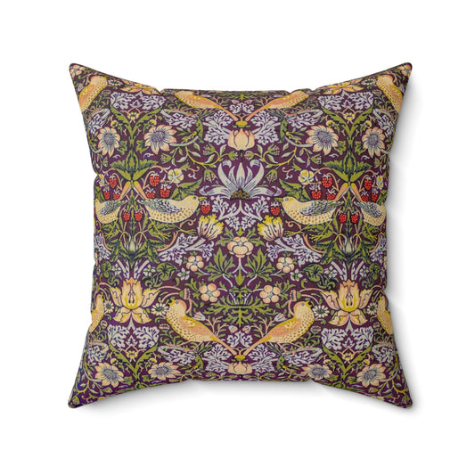 William Morris & Co Faux Suede Cushion