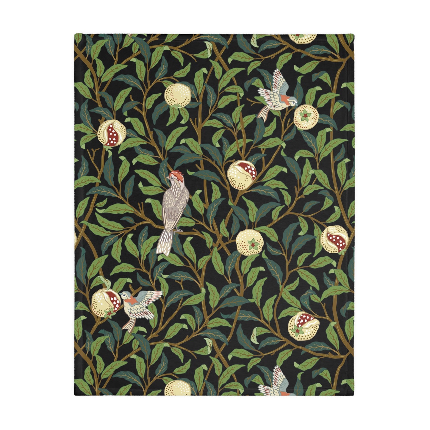 william-morris-co-luxury-velveteen-minky-blanket-two-sided-print-bird-and-pomegranate-collection-tiffany-blue-onyx-11