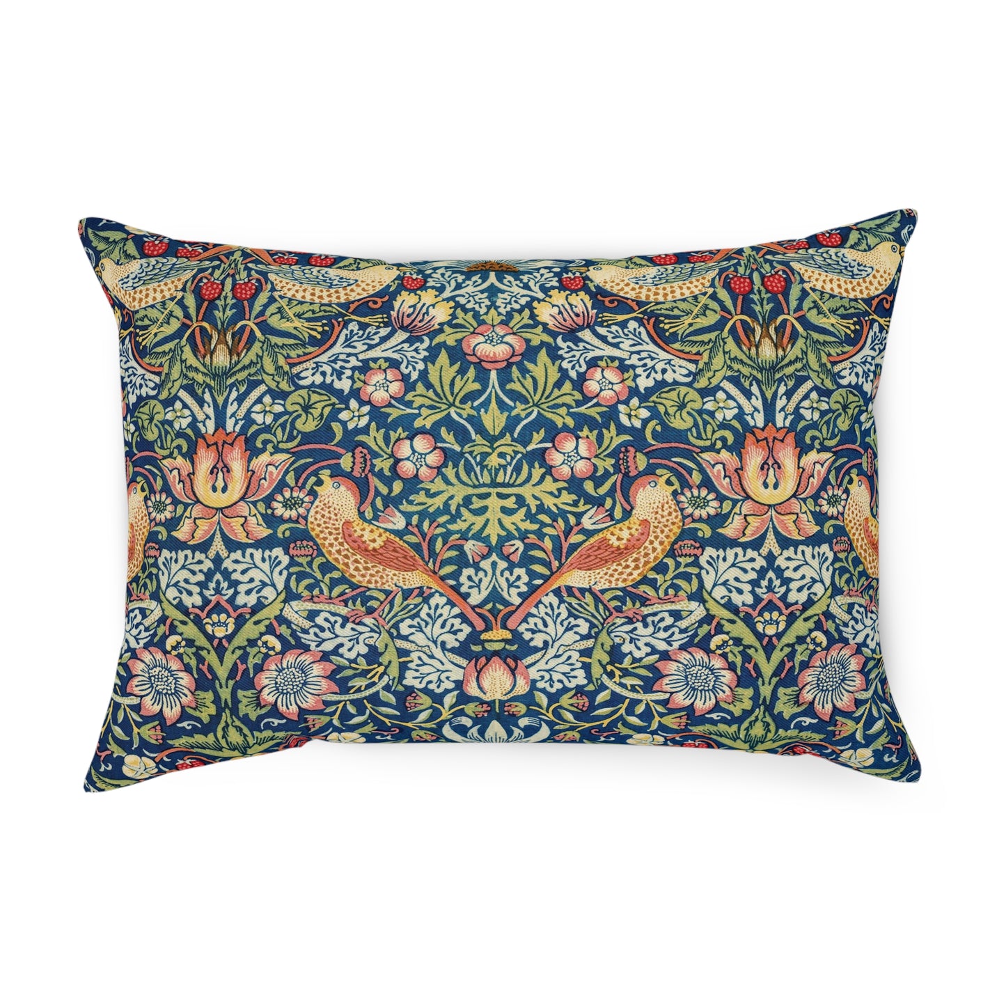 William Morris & Co Cushion and Cover - Strawberry Thief Collection (Indigo)