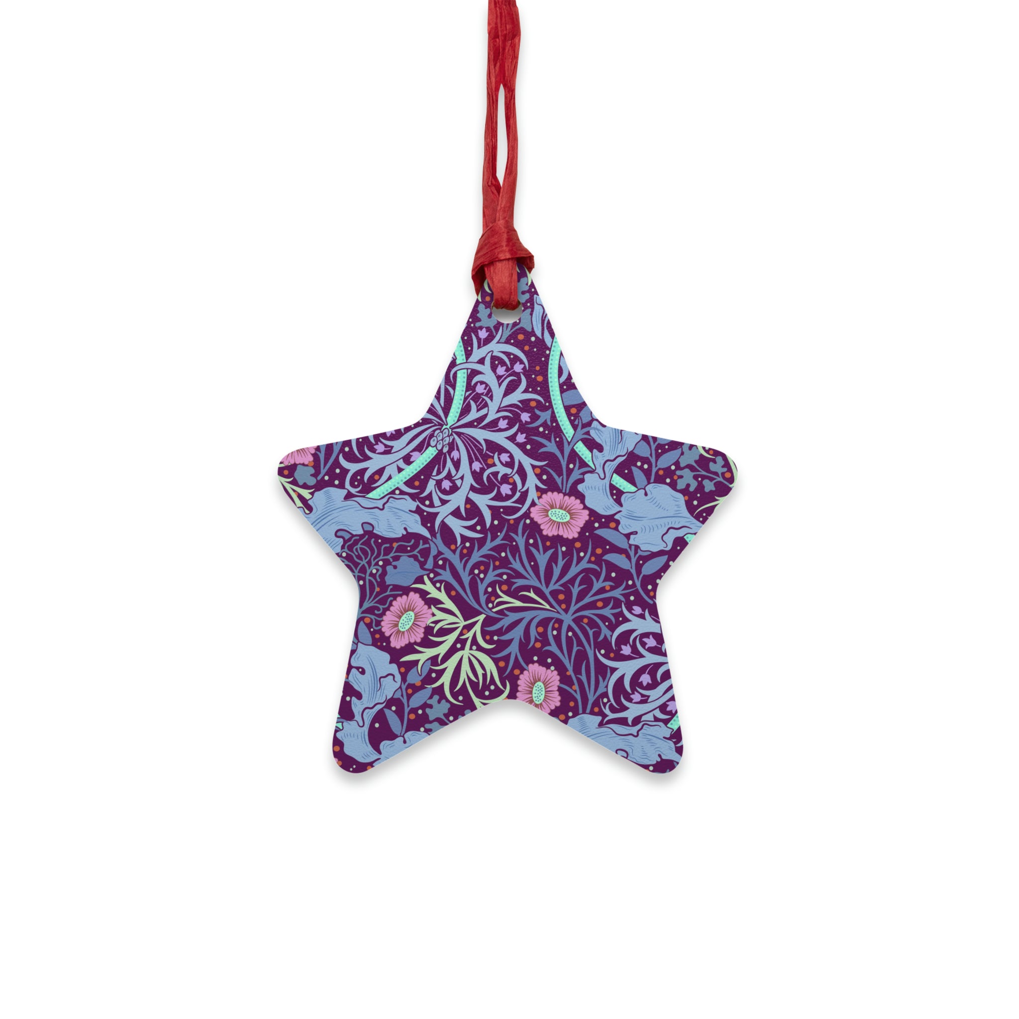 The World of Ornament　William Morris Wooden Christmas Ornaments by William Morris - Melsetter