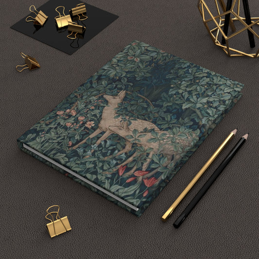 Lined Hardcover Journal inspired by William Morris - Greenery Collection (Dear and Fox)