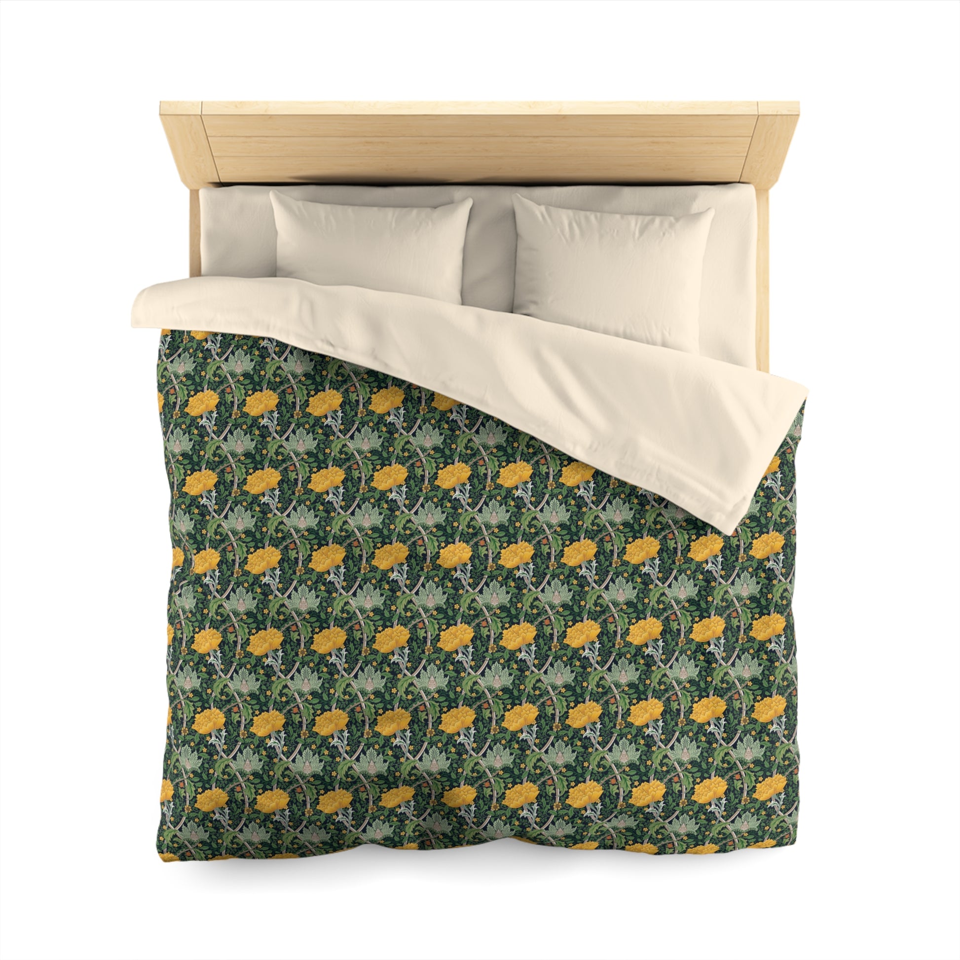 william-morris-co-microfibre-duvet-cover-chrysanthemum-collection-yellow-7