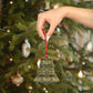 Wooden Christmas Ornaments inspired by William Morris - Tulip & Rose Collection