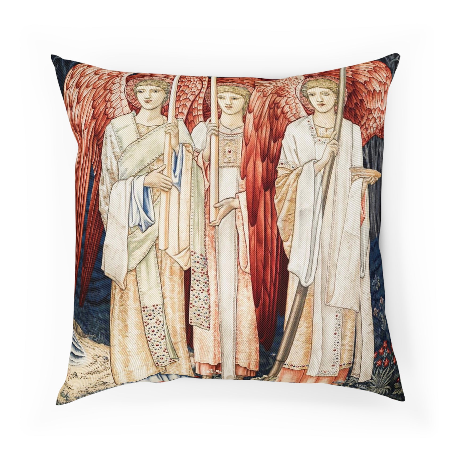 william-morris-co-cotton-drill-cushion-and-cover-holy-grail-collection-red-angels-1