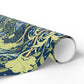 Gift Wrapping Paper inspired by William Morris - Seaweed Collection (Blue Flower)