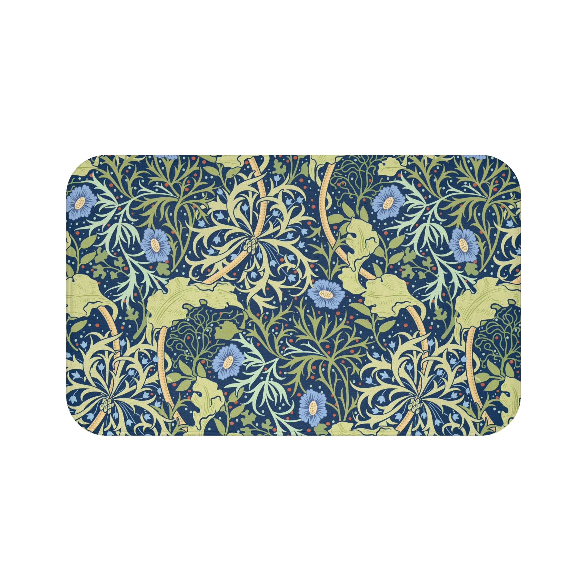 william-morris-co-microfibre-bath-mat-seaweed-collection-blue-flowers-3