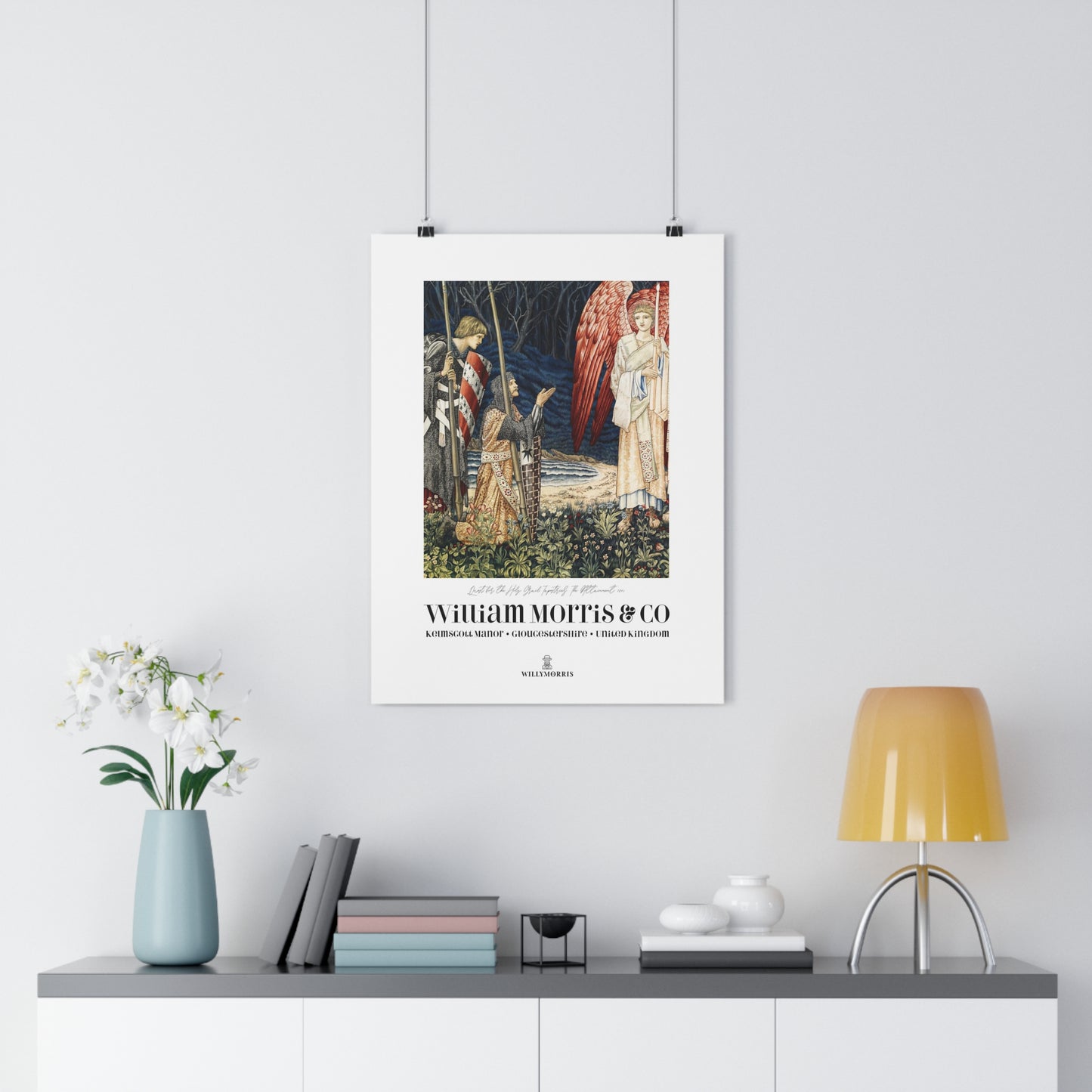 Giclée Art Print inspired by William Morris - Quest for the Holy Grail Collection (Offering)