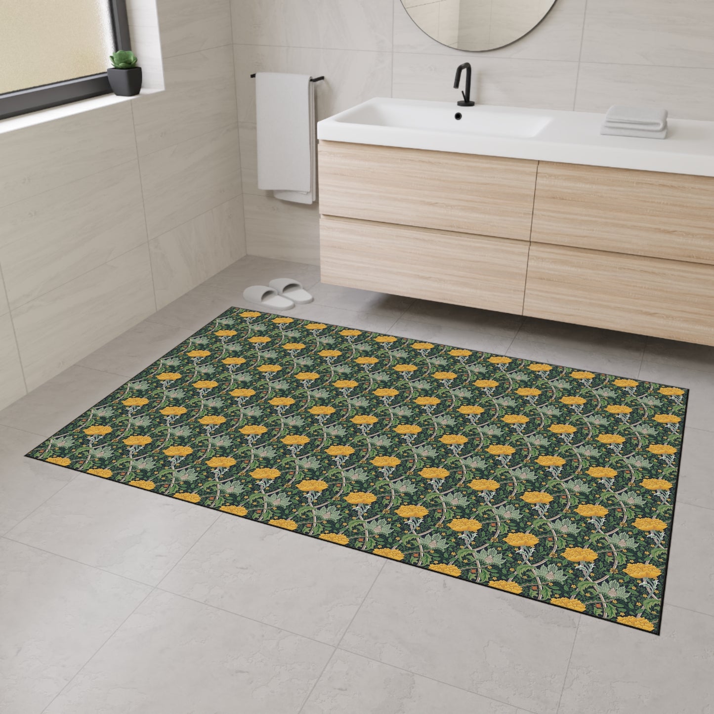 Heavy Duty Floor Mat inspired by William Morris -