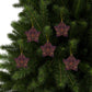 Ceramic Christmas Ornaments inspired by William Morris - Dove & Rose Collection - Double Sided Print: 1pc, 3pcs, 5pcs, 10pcs