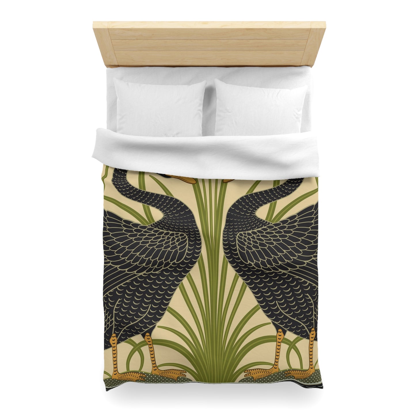 Duvet Cover inspired by William Morris - Black Swan Collection (Cygnus Aatratus)